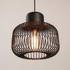 Staunton And Henry Modern Cage Pendant Light Lighting