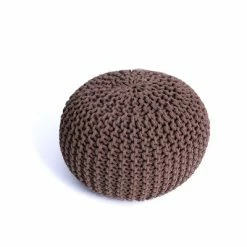 Staunton And Henry Furniture Chunky Knit Pouf