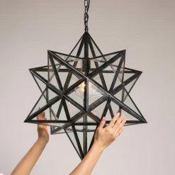 Staunton And Henry Lighting Star Pendant Chandelier