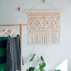 Staunton And Henry Off White Woven Wall Hanging Tapestry