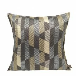 Staunton And Henry Modern Gold And Black Throw Cushion Home Accessories
