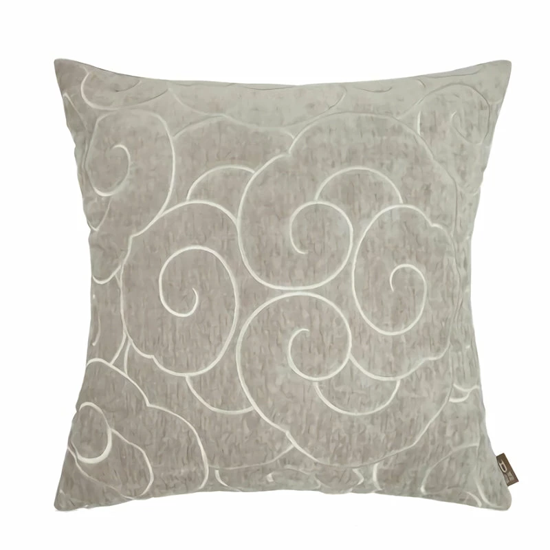 Staunton And Henry Beige Japanese Cloud Throw Cushion Home Accessories