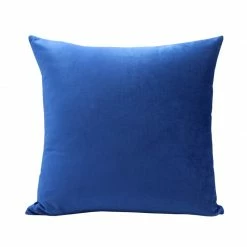 Staunton And Henry Sapphire Blue Geometric Throw Cushion Home Accessories