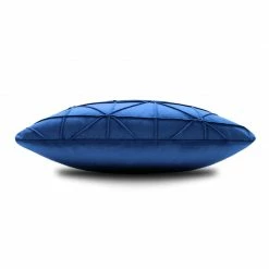 Staunton And Henry Sapphire Blue Geometric Throw Cushion Home Accessories