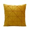 Staunton And Henry Golden Yellow Geometric Throw Cushion Home Accessories