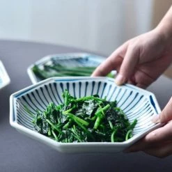 Staunton And Henry Modern Oriental Blue And White Serving Dish Kitchen
