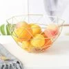 Staunton And Henry Kitchen Geometric Copper Wire Fruit Basket