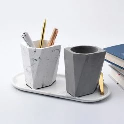 Staunton And Henry Chunky Modern Abstract Pencil Holder Home Accessories