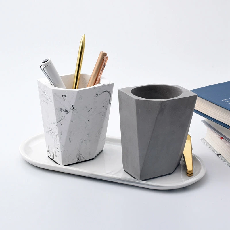 Staunton And Henry Chunky Modern Abstract Pencil Holder Home Accessories
