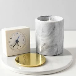 Staunton And Henry Home Accessories Solid Marble Candle Jar