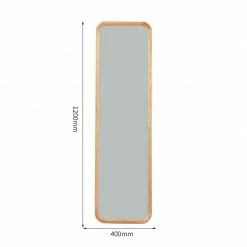 Staunton And Henry Solid Oak Standing Mirror