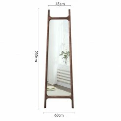 Staunton And Henry Modern Oriental Solid Wood Standing Mirror Furniture