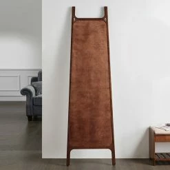 Staunton And Henry Modern Oriental Solid Wood Standing Mirror Furniture