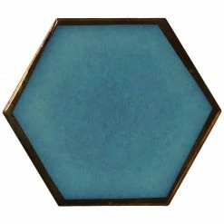 Staunton And Henry Kitchen Ceramic Hexagon Drinks Coasters - Set Of 4