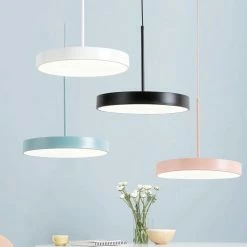 Staunton And Henry Lighting Slimline Pastel Ceiling Light