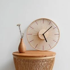 Staunton And Henry Wall Decor Modern Japanese Bamboo Clock