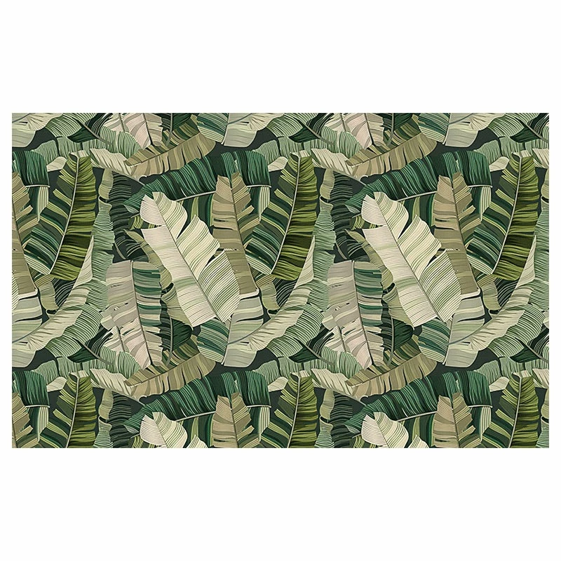 Staunton And Henry Dark Green Plantation Leaf Wallpaper Wall Decor