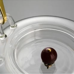 Staunton And Henry Kitchen Japanese Glass Tea Pot With Gold Detail