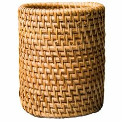 Staunton And Henry Rattan Utensil Holder