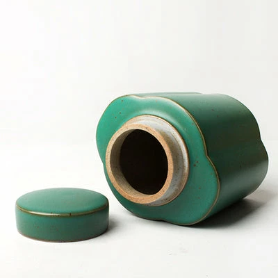 Staunton And Henry Kitchen Jade Green Oriental Tea Canister