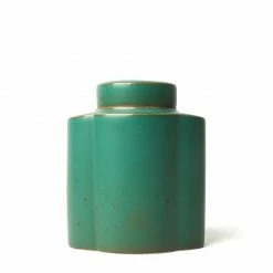 Staunton And Henry Kitchen Jade Green Oriental Tea Canister