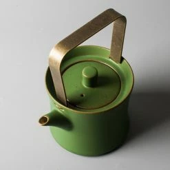 Staunton And Henry Mirai Modern Green Oriental Tea Pot Kitchen