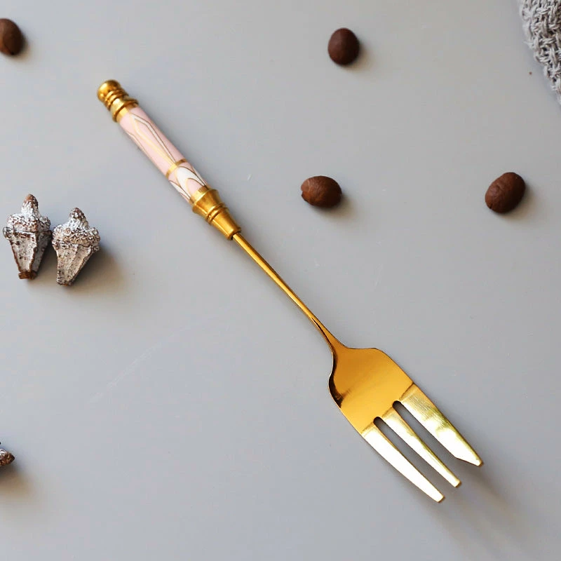 Staunton And Henry Gatsby Elegant Modern Dessert Forks - Set Of 4 Kitchen