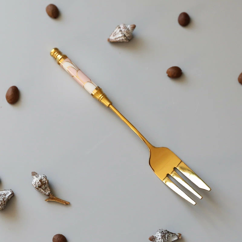 Staunton And Henry Gatsby Elegant Modern Dessert Forks - Set Of 4 Kitchen