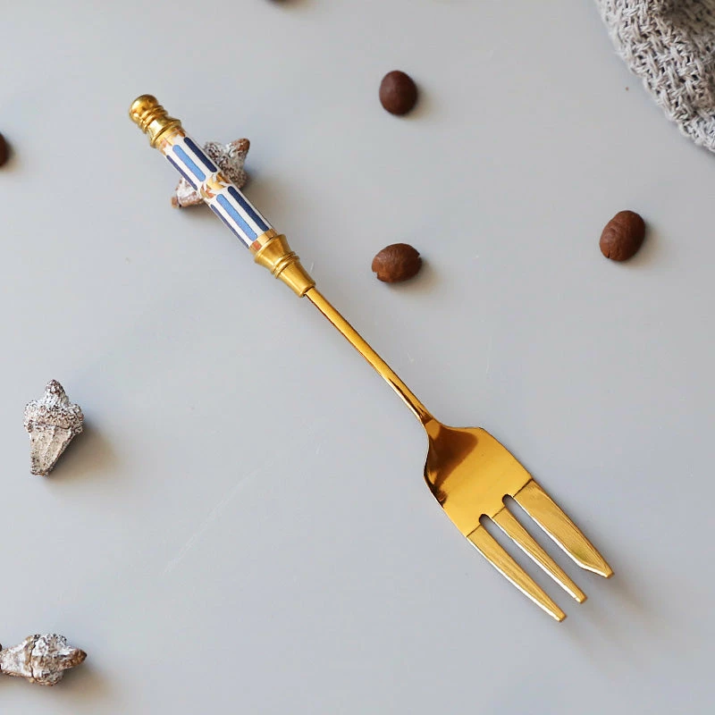 Staunton And Henry Gatsby Elegant Modern Dessert Forks - Set Of 4 Kitchen