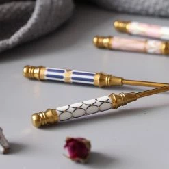 Staunton And Henry Gatsby Elegant Modern Dessert Spoons - Set Of 4 Kitchen