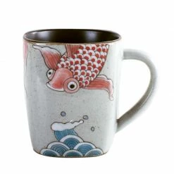 Staunton And Henry Kitchen Kansai Japnese Koi Fish Coffee Mug