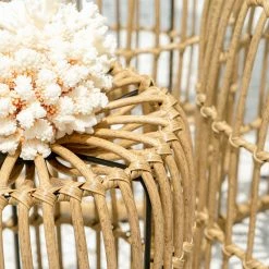 Staunton And Henry Flores Rattan Stool
