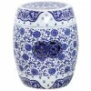 Staunton And Henry Blue And White Chinese Ceramic Stool Furniture