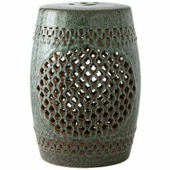 Staunton And Henry Furniture Oriental Jade Ceramic Garden Stool