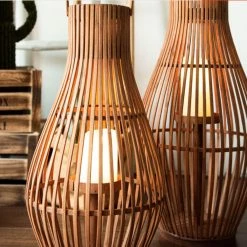 Staunton And Henry Kuta Bamboo Floor Lantern Home Accessories
