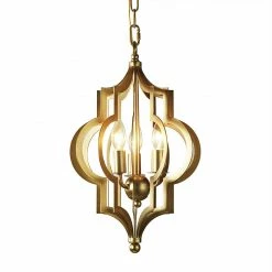 Staunton And Henry Moroccan Style Brass Pendant Light Lighting