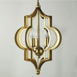 Staunton And Henry Moroccan Style Brass Pendant Light Lighting