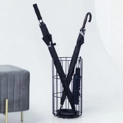 Staunton And Henry Classic Round Cage Umbrella Stand