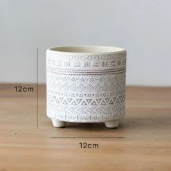 Staunton And Henry Modern Monochrome Plant Pots Home Accessories