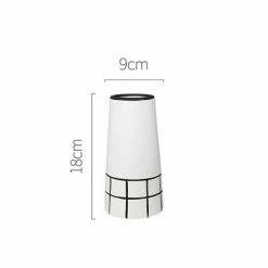 Staunton And Henry Home Accessories Monochrome Tile Pattern Vases