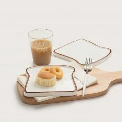 Staunton And Henry Toast Shaped Breakfast Plate
