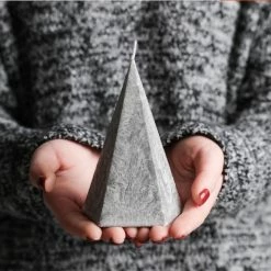 Staunton And Henry Home Accessories Faux Marble Candle