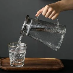 Staunton And Henry Kitchen Miyake Dimpled Glass Water Jug