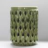 Staunton And Henry Bamboo Lattice Ceramic Stool