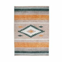 Staunton And Henry Rugs Acalan Modern Green And Yellow Rug