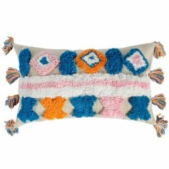 Staunton And Henry Tenzin Colorful Modern Tribal Throw Cushions