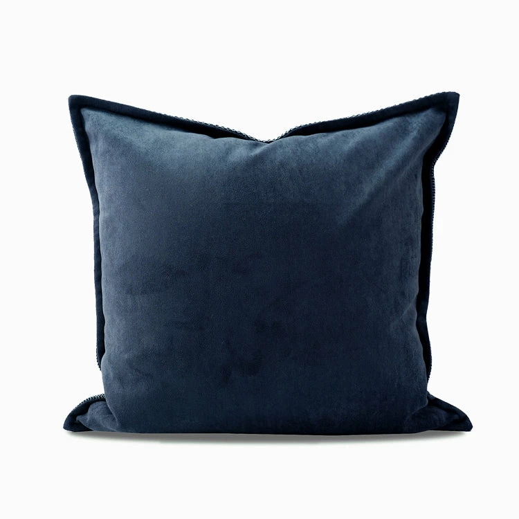 Staunton And Henry Woven Peacock Blue Throw Cushion