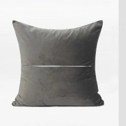 Staunton And Henry Modern Taupe And Grey Throw Cushion