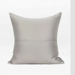 Staunton And Henry Cream And White Satin Throw Cushion Home Accessories