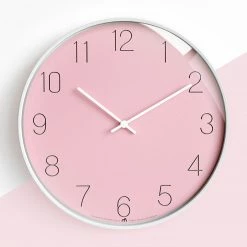 Staunton And Henry Wall Decor Nordic Pastel Wall Clock